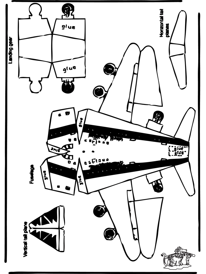 Papercraft plane - Cut-Out