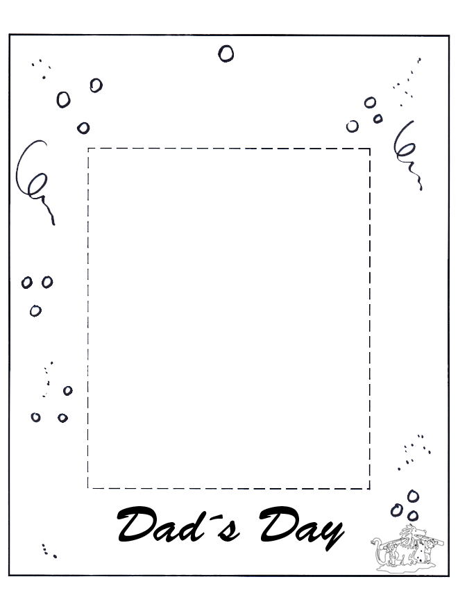 Photoframe for dad - Cut-Out