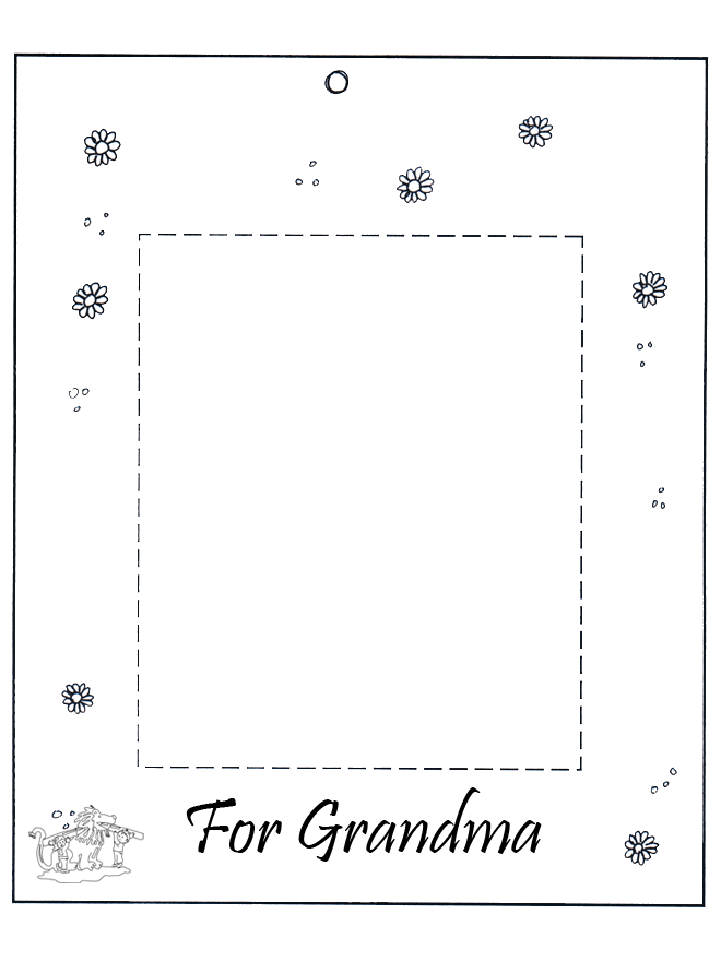 Photoframe for grandma - Cut-Out