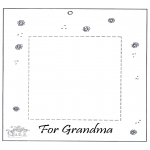 Crafts - Photoframe for grandma