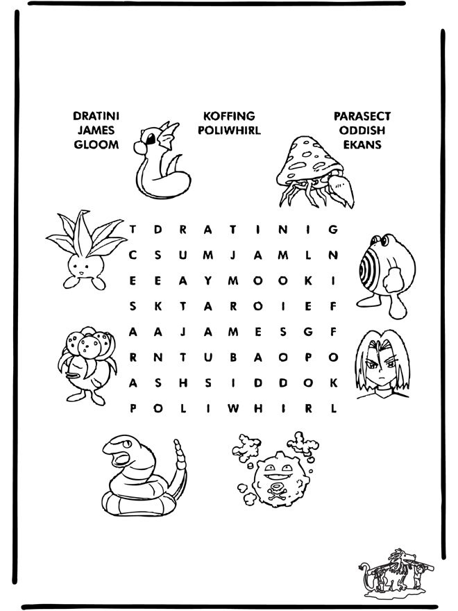 Pokemon puzzle 1 - puzzle