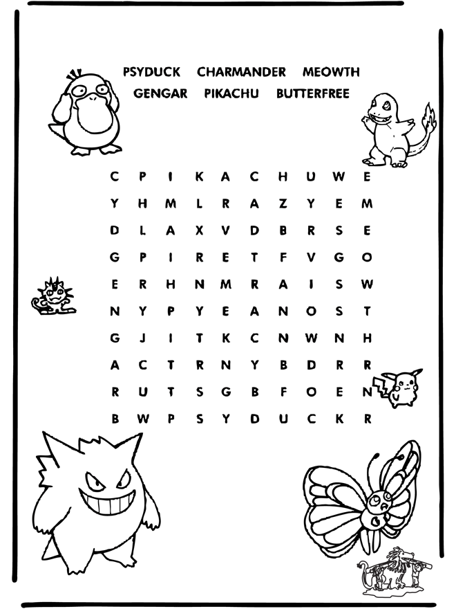 Pokemon puzzle 3 - puzzle