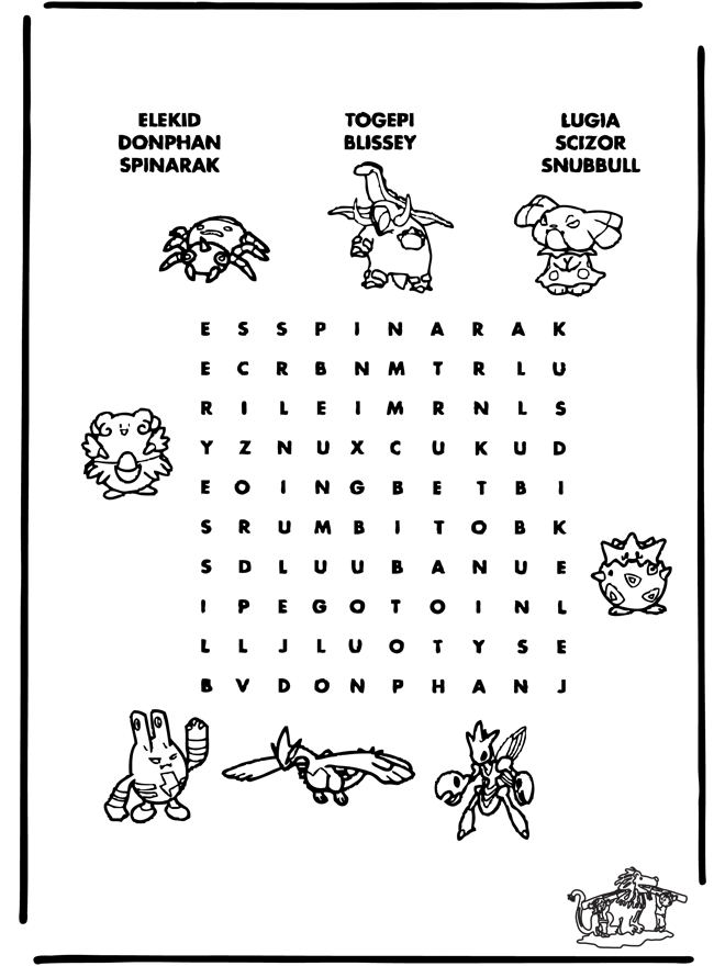 Pokemon puzzle 8 - puzzle