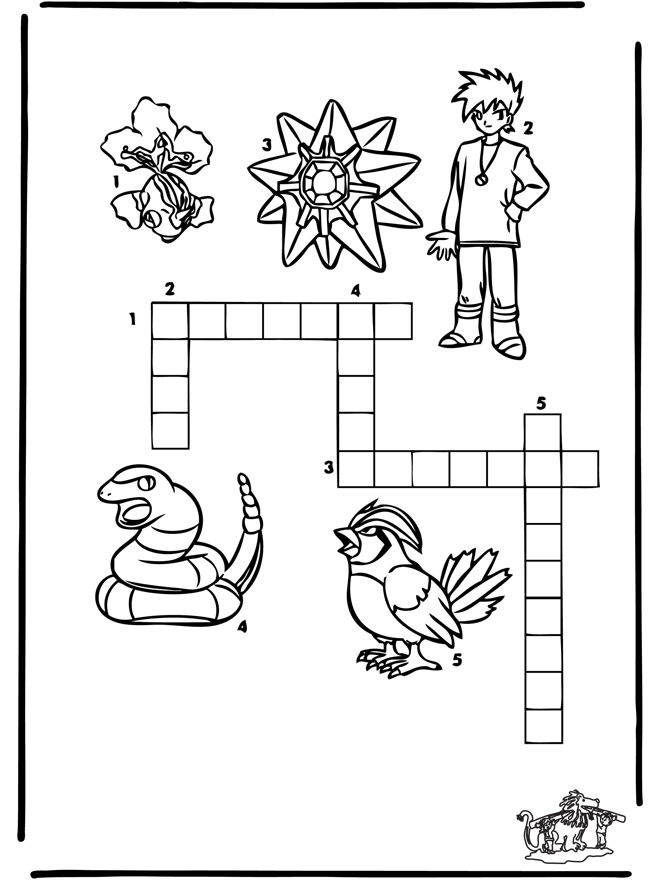 Pokemon puzzle 9 - puzzle