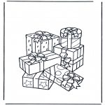 Theme coloring pages - Presents