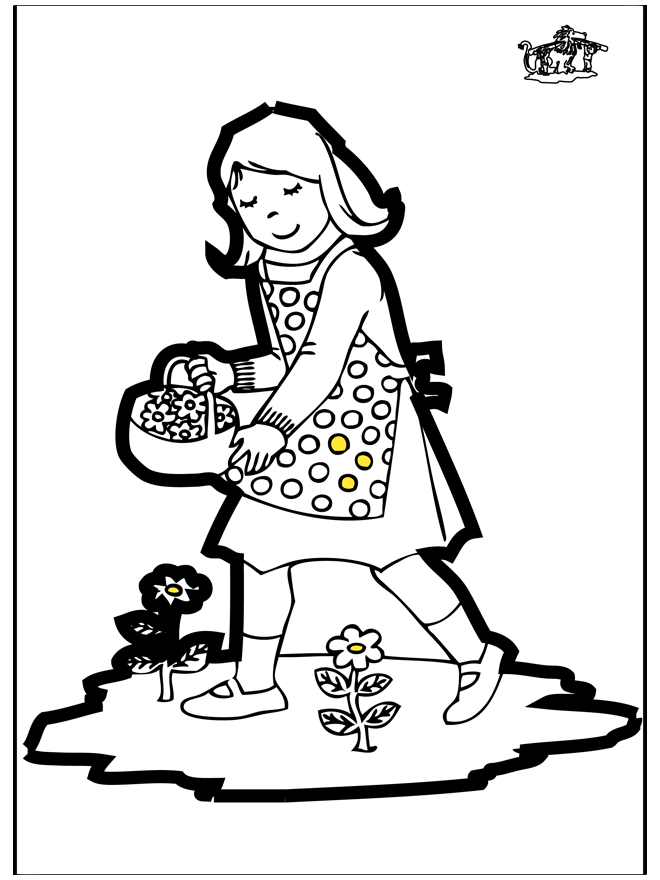 Pricking card girl - More