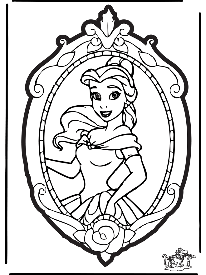 Prickingcard Disney Princesses 2 - Crafts comic charactors