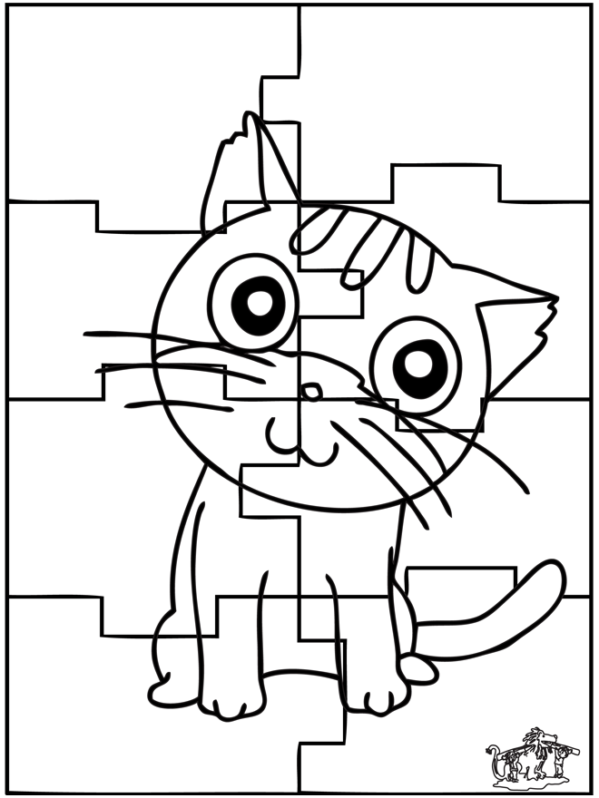 Puzzle cat - puzzle