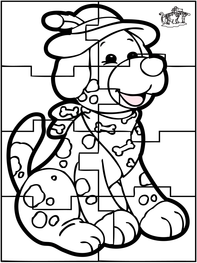 Puzzle dog - puzzle