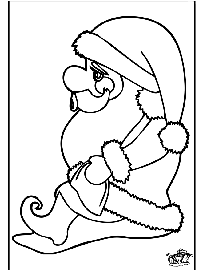 Santa Claus 11 - Coloring pages Christmas