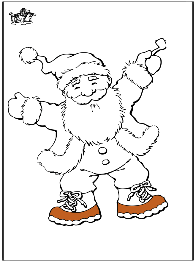 Santa Claus 13 - Coloring pages Christmas