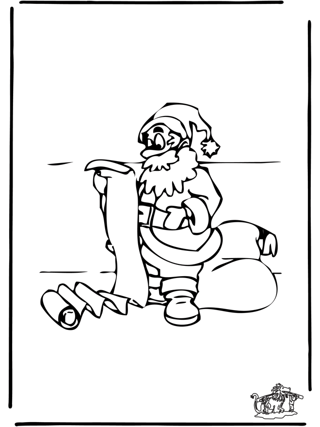Santa Claus 2 - Coloring pages Christmas