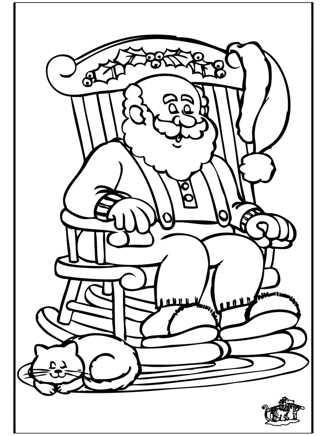 Santa Claus 4 - Coloring pages Christmas