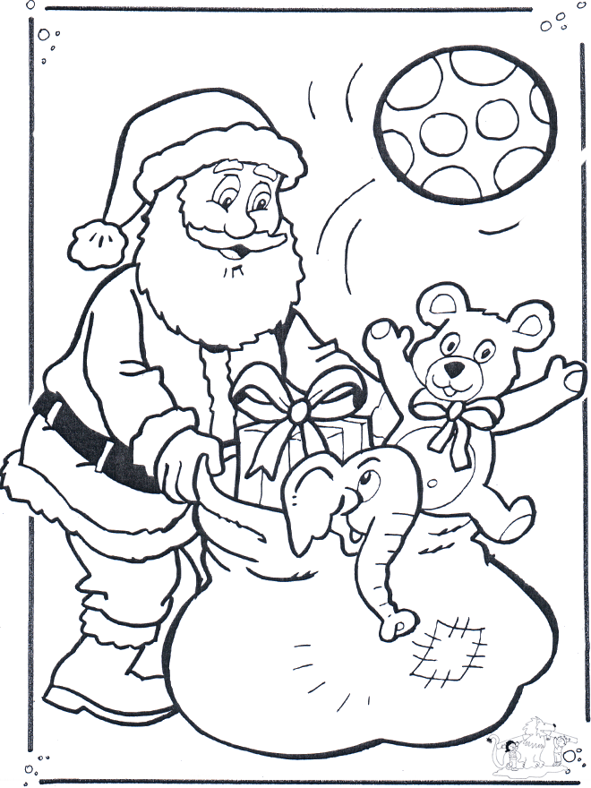 Santa claus - Coloring pages Christmas