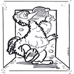 Kids coloring pages - Sesame street 1