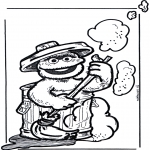 Kids coloring pages - Sesame street 2