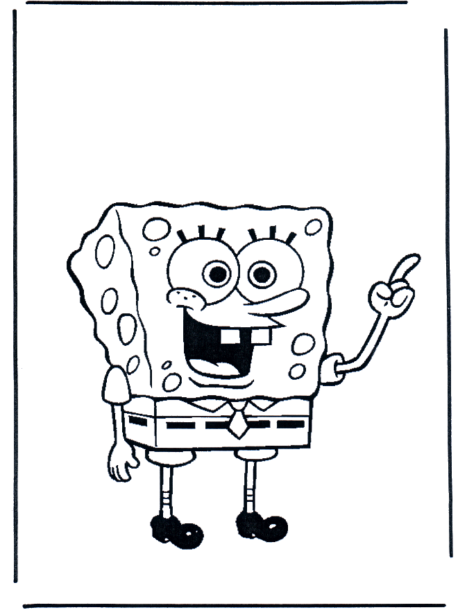 SpongeBob coloring pages - Sponge Bob