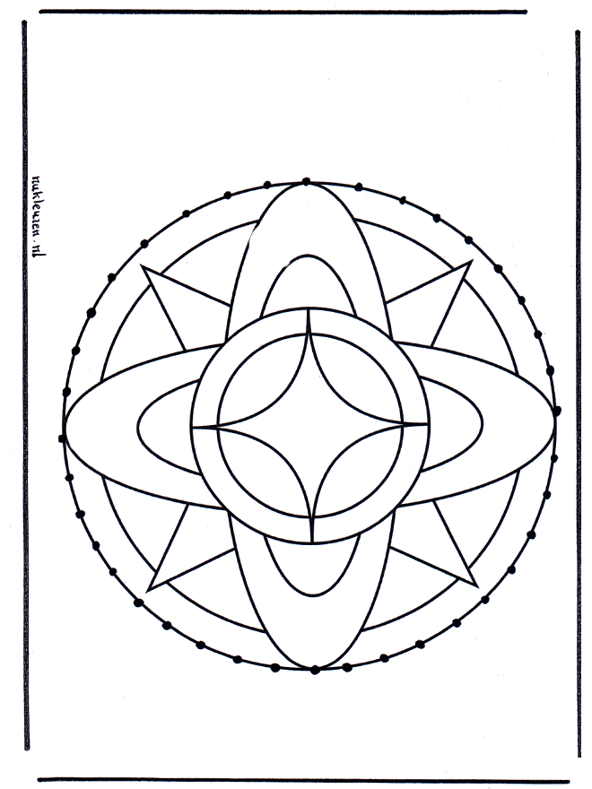 Stitchingcard 3 - Mandala