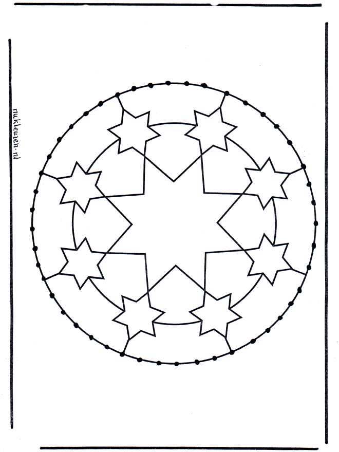 Stitchingcard 4 - Mandala