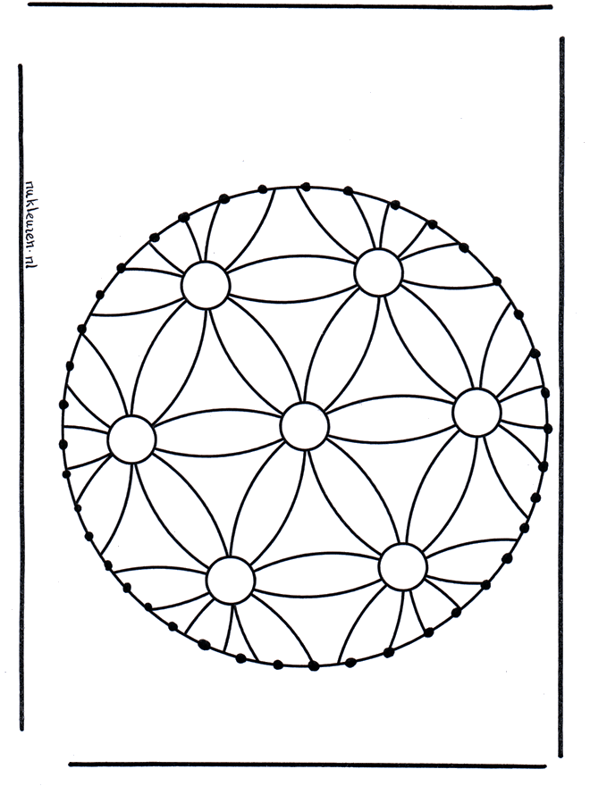 Stitchingcard 5 - Mandala