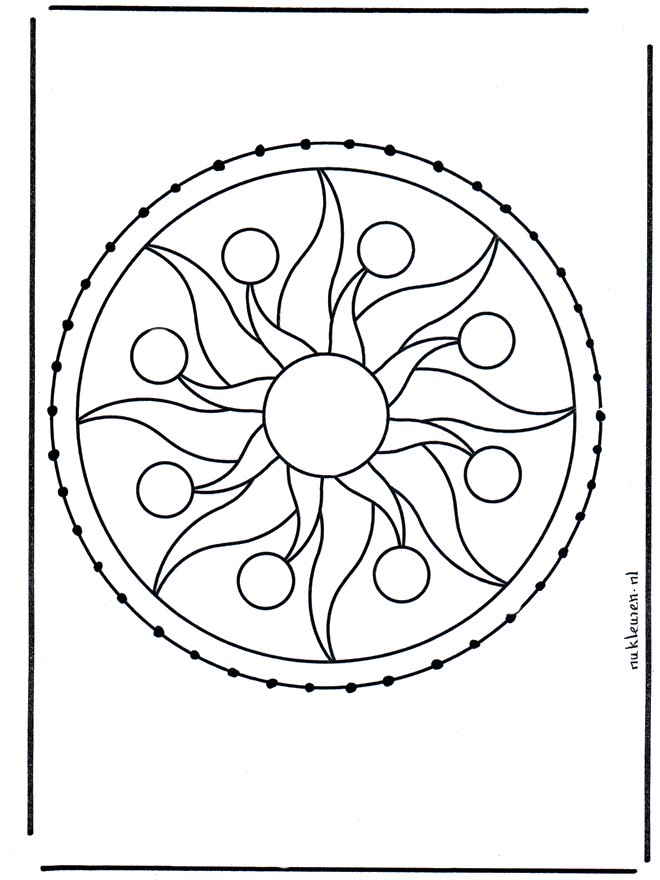 Stitchingcard 6 - Mandala