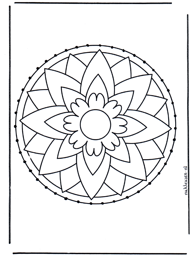 Stitchingcard 7 - Mandala