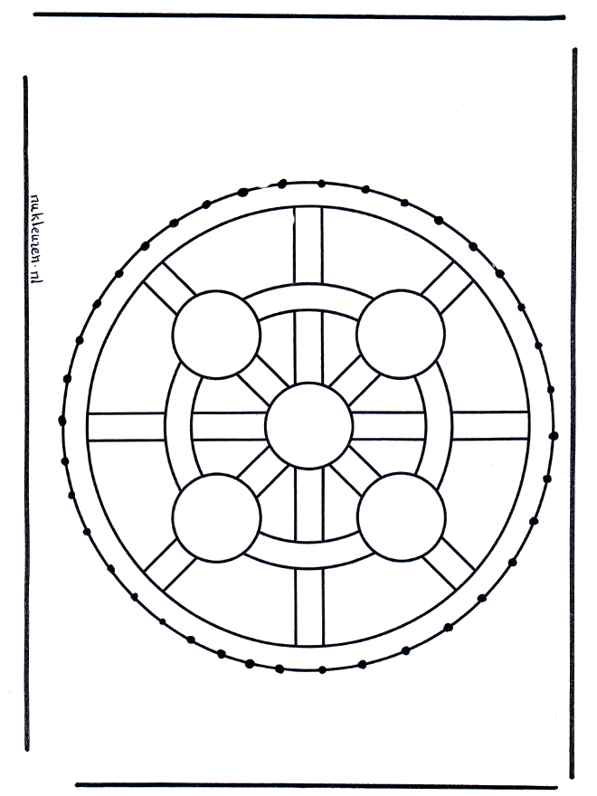 Stitchingcard 8 - Mandala