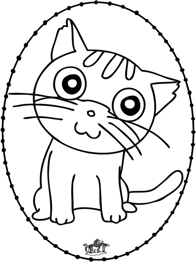 Stitchingcard cat - Animals