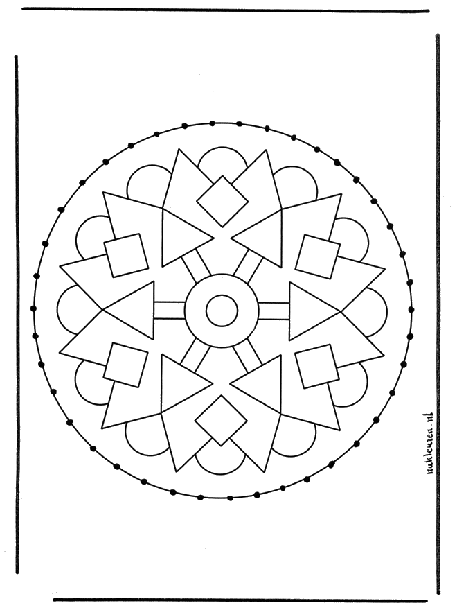 Stitchingcard mandala 2 - Mandala