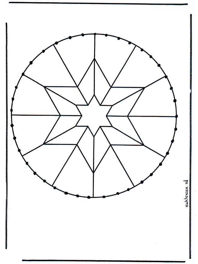 Stitchingcard mandala 5 - Mandala