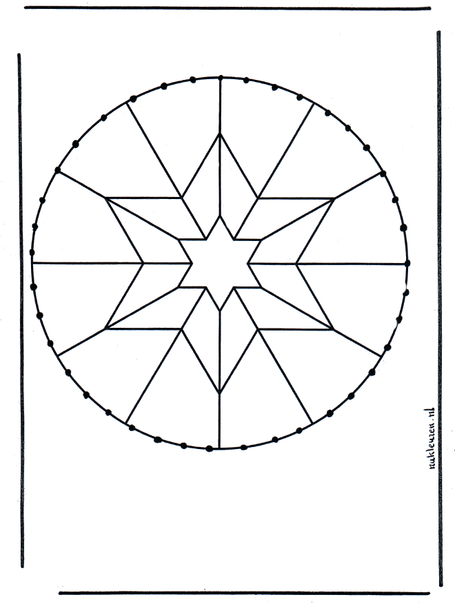 Stitchingcard mandala 8 - Mandala