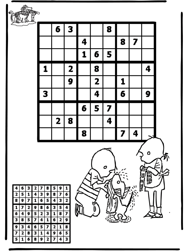 Sudoku Jip and Janneke - puzzle