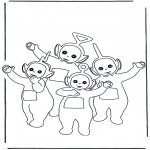 Kids coloring pages - Teletubbies 8