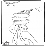 Bible coloring pages - The baker and Joseph