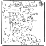 Bible coloring pages - The gold calf