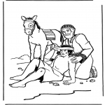 Bible coloring pages - The Good Samaritan 2