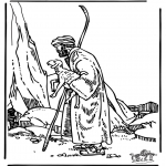 Bible coloring pages - The good shepherd 3