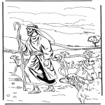 Bible coloring pages - The shepherd