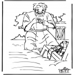 Bible coloring pages - The treasure