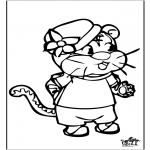 Animals coloring pages - Tiger 5