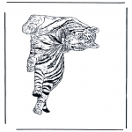 Animals coloring pages - Tiger