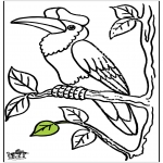 Animals coloring pages - Toucan