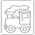 Kids coloring pages - Train