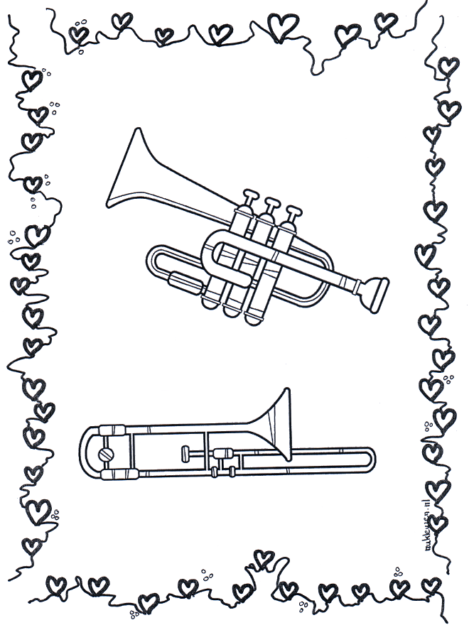 Trumpet and trombone - Music