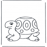 Animals coloring pages - Turtle