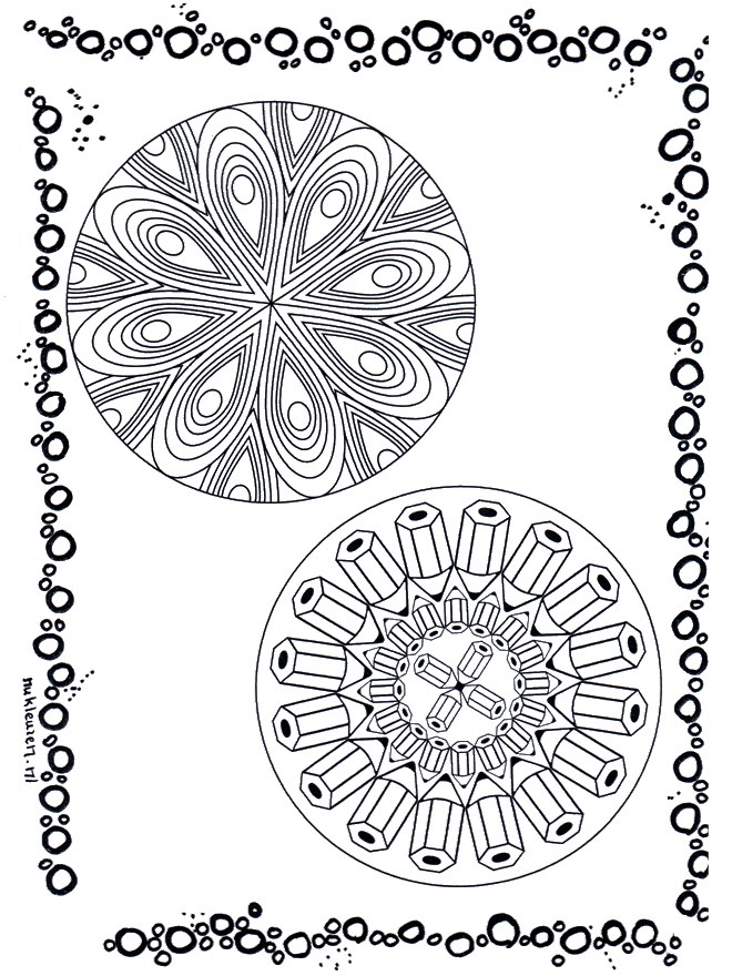 Two mandalas 1 - duo mandala