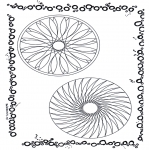 Mandala Coloring Pages - Two mandalas 3