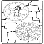 Mandala Coloring Pages - Two mandalas 8