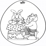 Theme coloring pages - Uovo di Pasqua 5