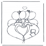 Theme coloring pages - Valentine's day 24